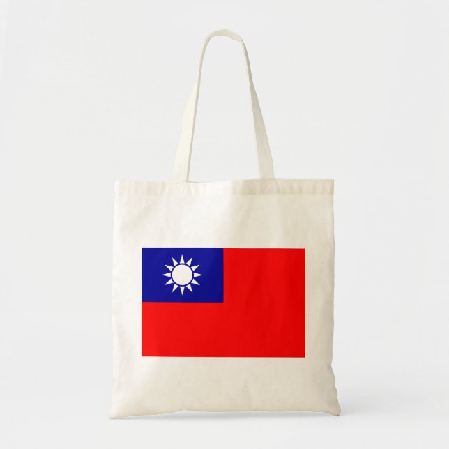 Tote Bag Drapeau de Taïwan (Devant)