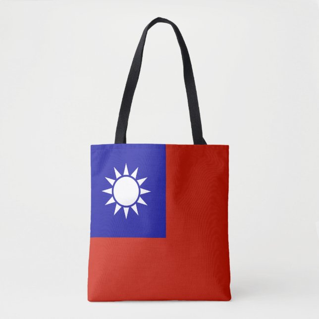Tote Bag Drapeau de Taïwan (Devant)