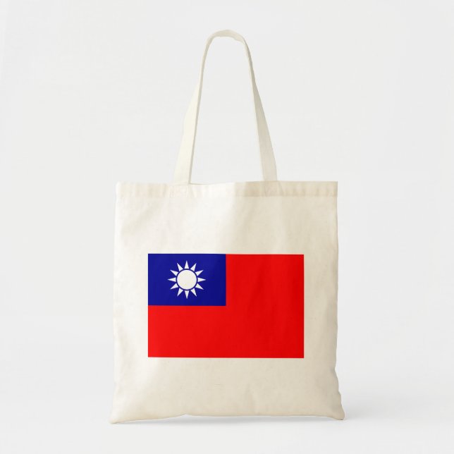 Tote Bag Drapeau de Taïwan (Devant)