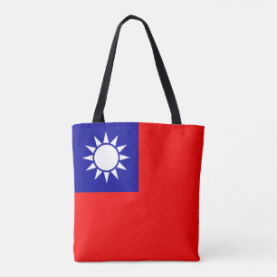 Tote Bag Drapeau de Taïwan