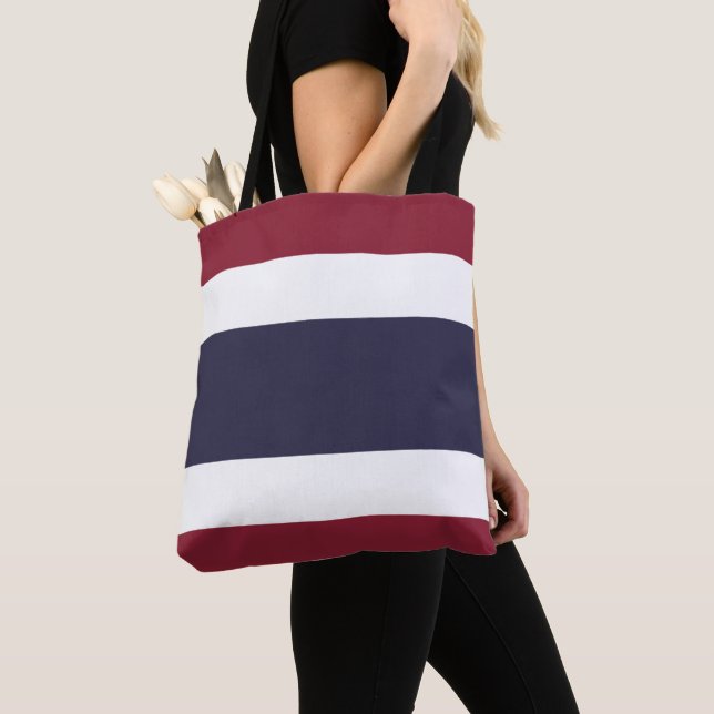 Tote Bag Drapeau de Thaïlande (De près)