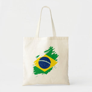 Tote Bag Drapeau Déchiré Brésil Fierté Nationale Supporters