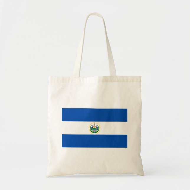 Tote Bag Drapeau d'El Salvador (Devant)