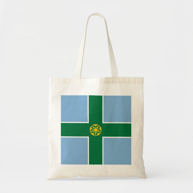 Tote Bag Drapeau Derbyshire (Devant)