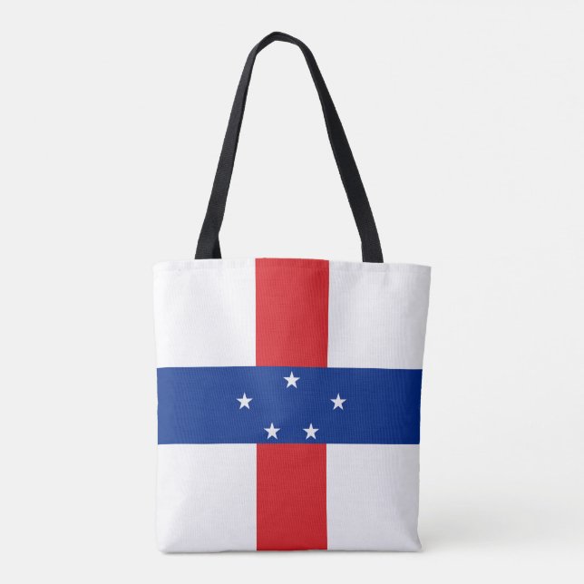 Tote Bag Drapeau des Antilles Pays-Bas (Dos)