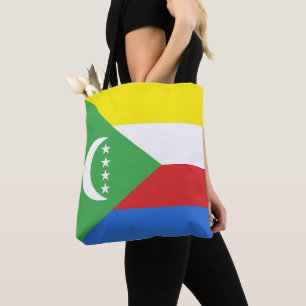 Tote Bag Drapeau des Comores