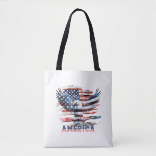 Tote Bag Drapeau des États-Unis. Amérique