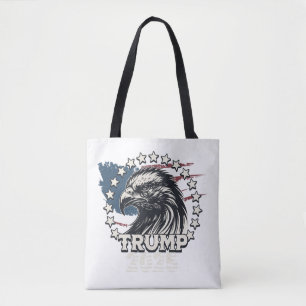 Tote Bag Drapeau des États-Unis.Président Donald Trump.