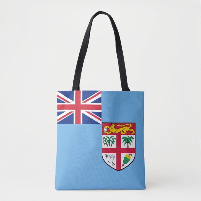 Tote Bag Drapeau des Fidji (Devant)