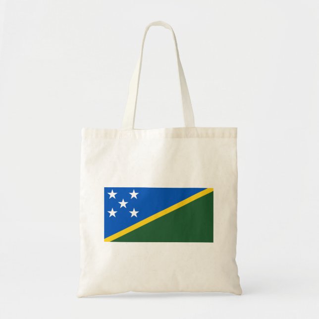 Tote Bag Drapeau des Îles Salomon (Devant)