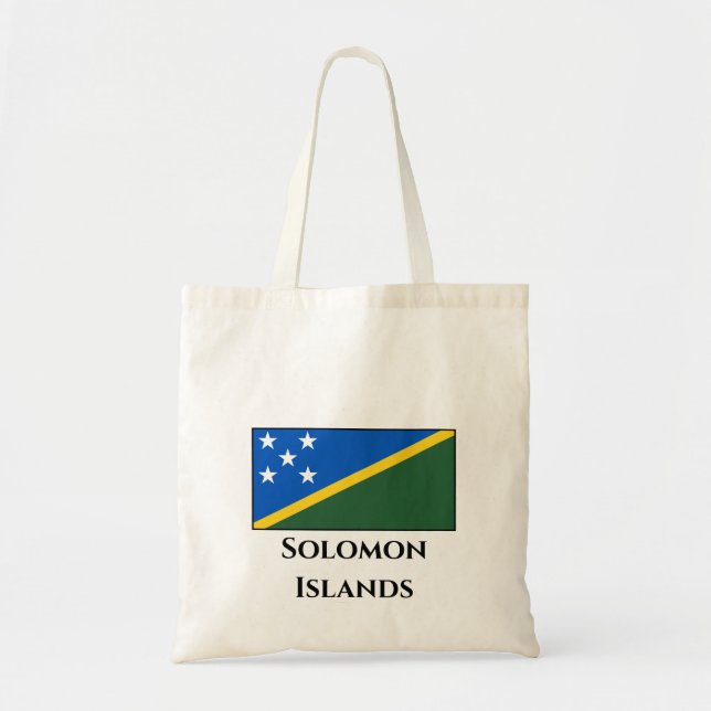 Tote Bag Drapeau des Îles Salomon (Devant)