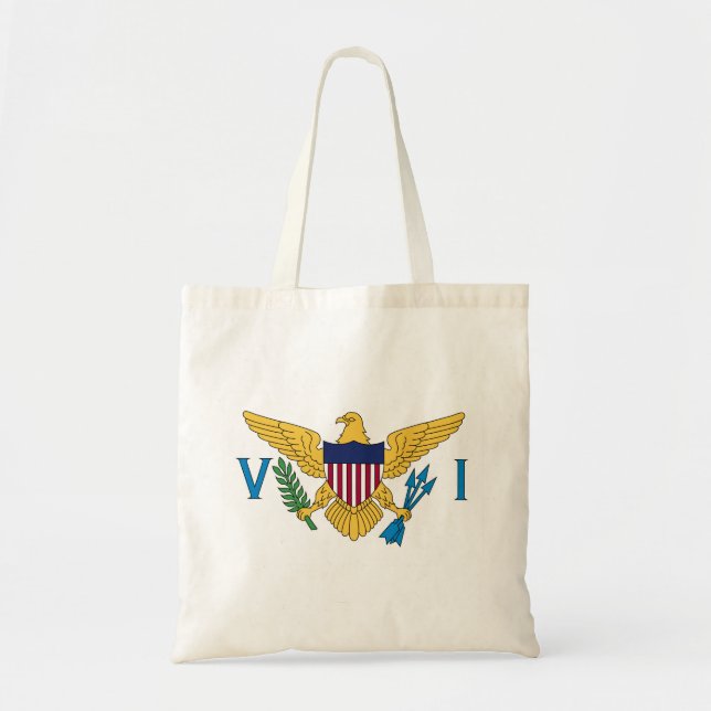 Tote Bag Drapeau des îles Vierges américaines (Devant)