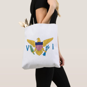 Tote Bag Drapeau des îles Vierges américaines