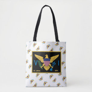 Tote Bag Drapeau des îles Vierges américaines St. Croix U