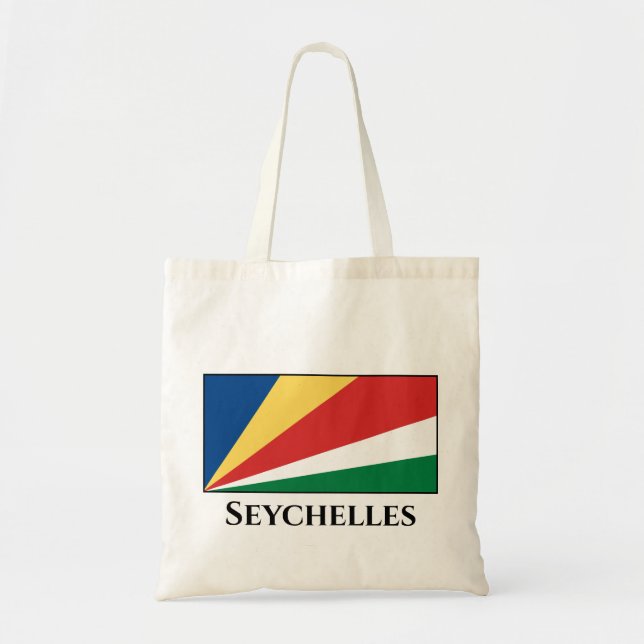 Tote Bag Drapeau des Seychelles (Devant)