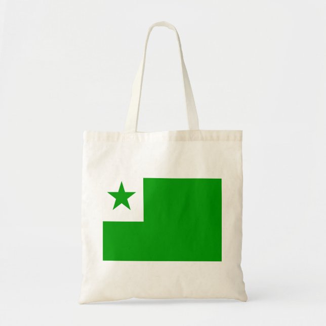 Tote Bag Drapeau d'espéranto (Devant)