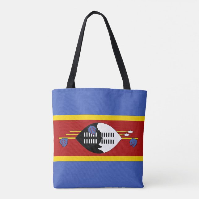 Tote Bag Drapeau d'Eswatini (Dos)