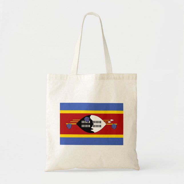 Tote Bag Drapeau d'Eswatini (Devant)