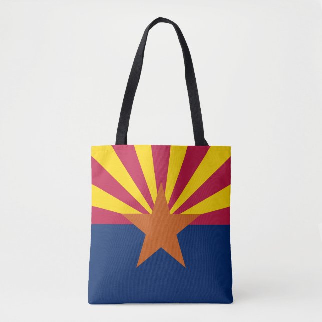 Tote Bag Drapeau d'État de l'Arizona (Devant)