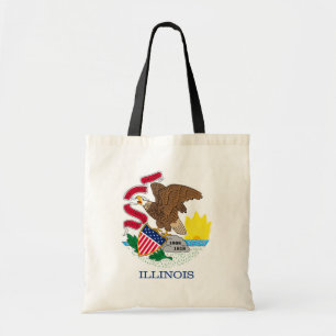 Tote Bag Drapeau d'État de l'Illinois
