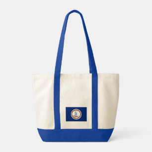 Tote Bag Drapeau d'État de Virginie États-Unis
