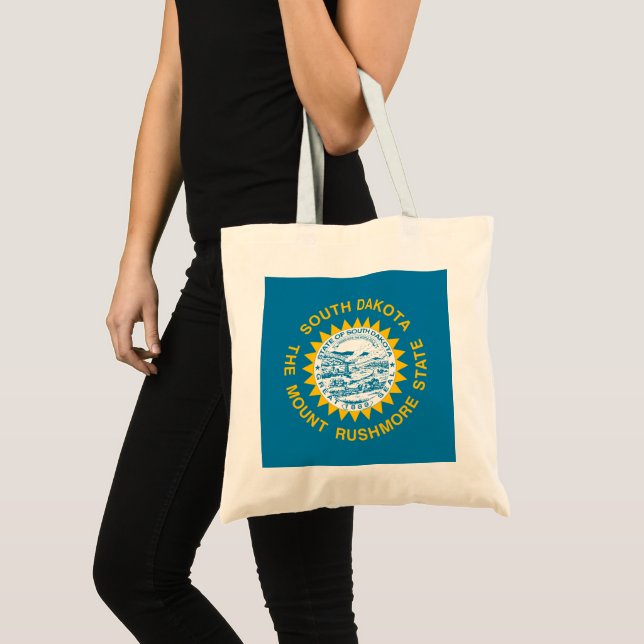 Tote Bag Drapeau d'État du Dakota du Sud (Devant (produit))