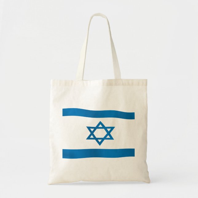 Tote Bag Drapeau d'étoile de David de l'Israël (Devant)