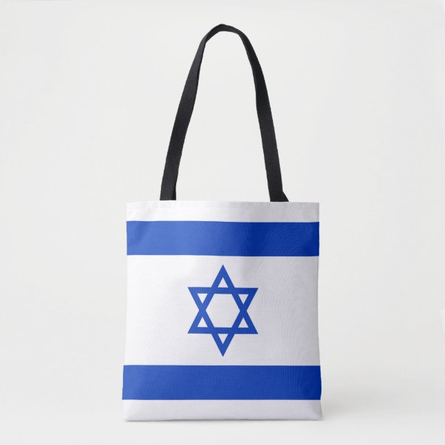 Tote Bag Drapeau d'Israël (Devant)
