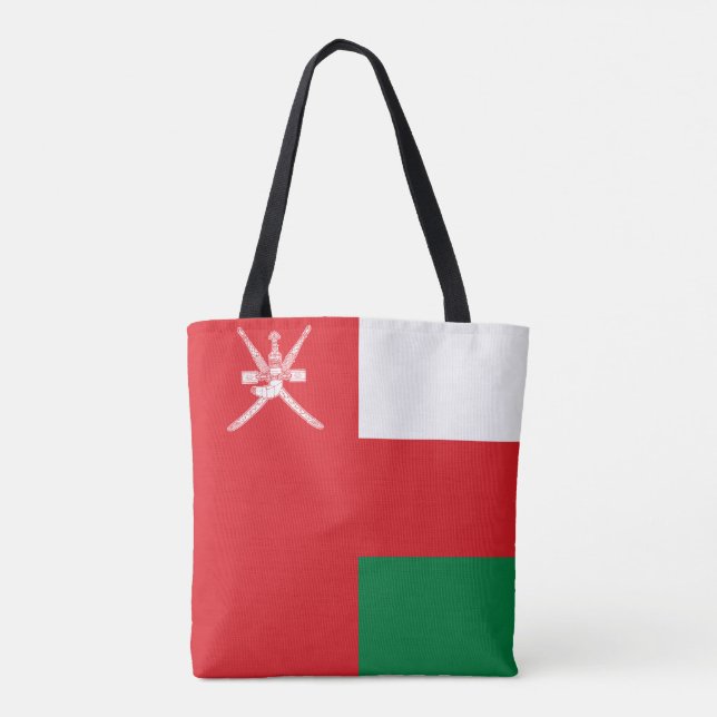 Tote Bag Drapeau d'Oman (Dos)
