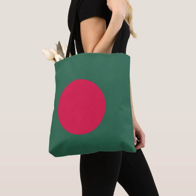 Tote Bag Drapeau du Bangladesh (De près)