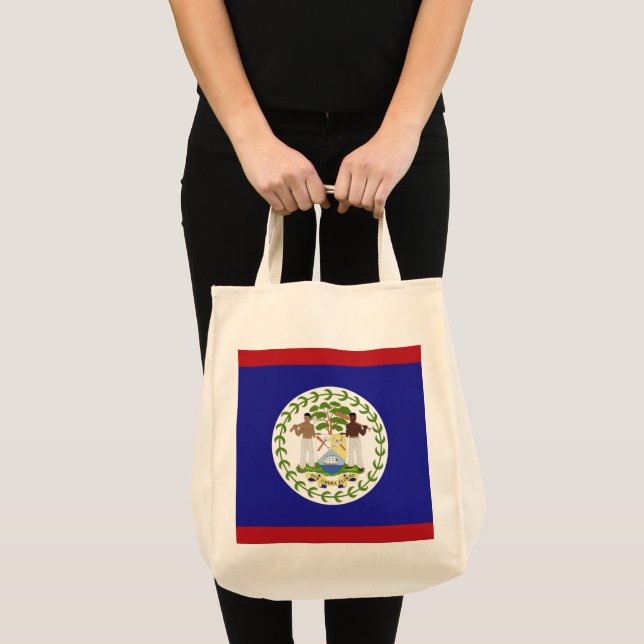 Tote Bag Drapeau du Belize (Devant (produit))