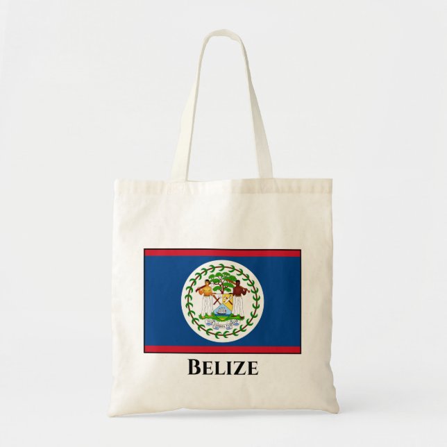 Tote Bag Drapeau du Belize (Devant)
