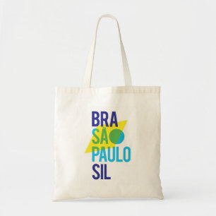 Tote Bag Drapeau du Brésil São Paulo