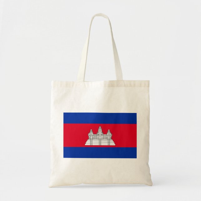 Tote Bag Drapeau du Cambodge (Devant)