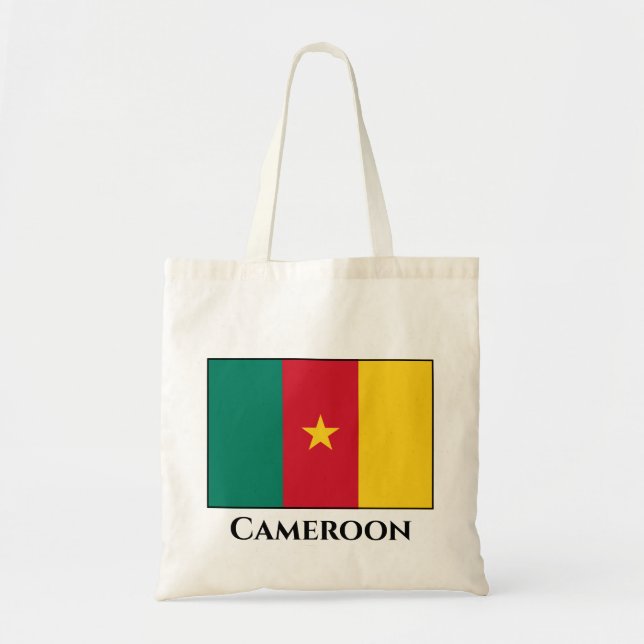 Tote Bag Drapeau du Cameroun (Devant)