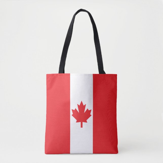 Tote Bag Drapeau du Canada (Devant)