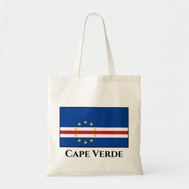 Tote Bag Drapeau du Cap-Vert (Devant)