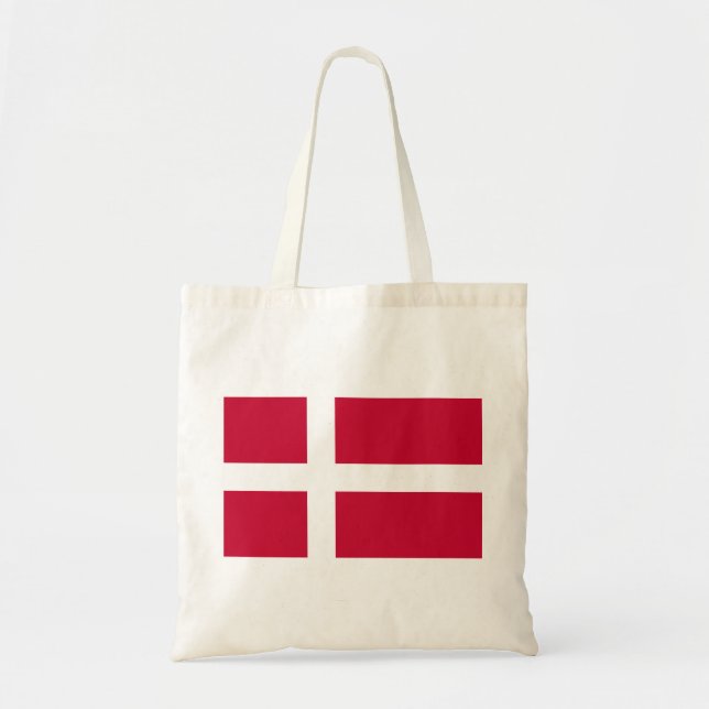 Tote Bag Drapeau du Danemark (Devant)