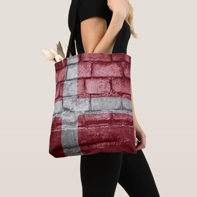 Tote Bag Drapeau du Danemark (De près)