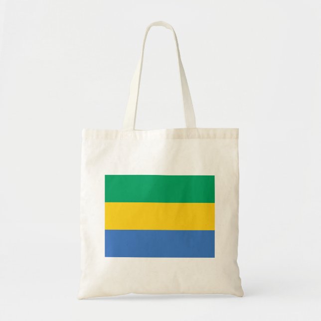 Tote Bag Drapeau du Gabon (Devant)