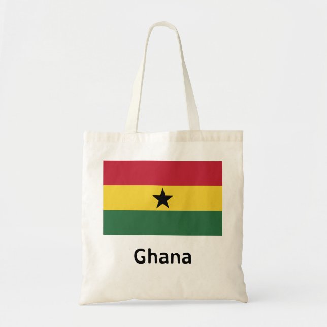 Tote Bag Drapeau du Ghana (Devant)