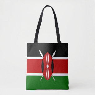 Tote Bag Drapeau du Kenya