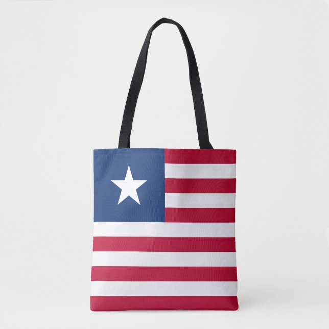 Tote Bag Drapeau du Libéria (Devant)