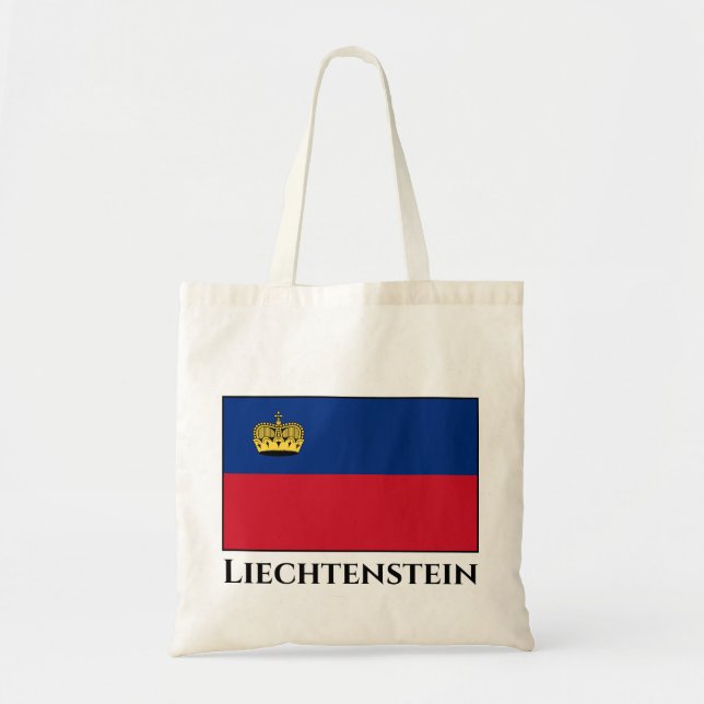 Tote Bag Drapeau du Liechtenstein (Devant)
