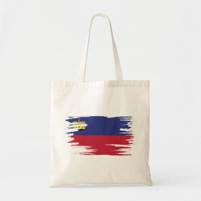 Tote Bag Drapeau du Liechtenstein (Devant)
