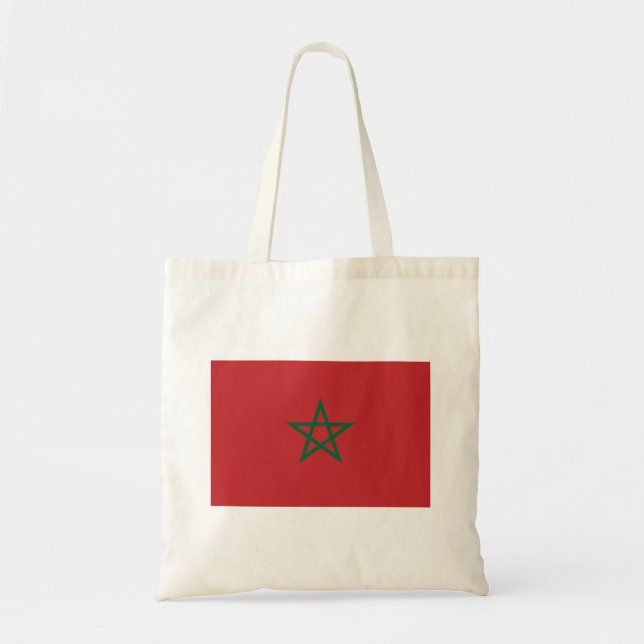 Tote Bag Drapeau du Maroc (Devant)