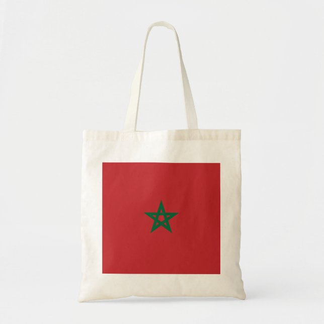 Tote Bag Drapeau du Maroc (Devant)