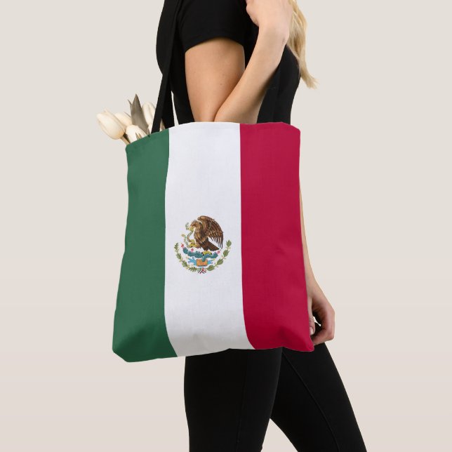 Tote Bag Drapeau du Mexique (De près)