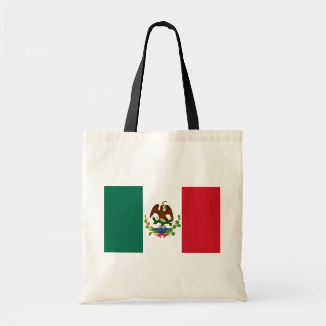 Tote Bag Drapeau du Mexique Drapeau de la République : 1824 (Devant)