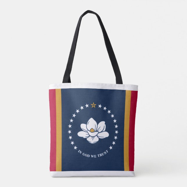 Tote Bag Drapeau du Mississippi (Dos)